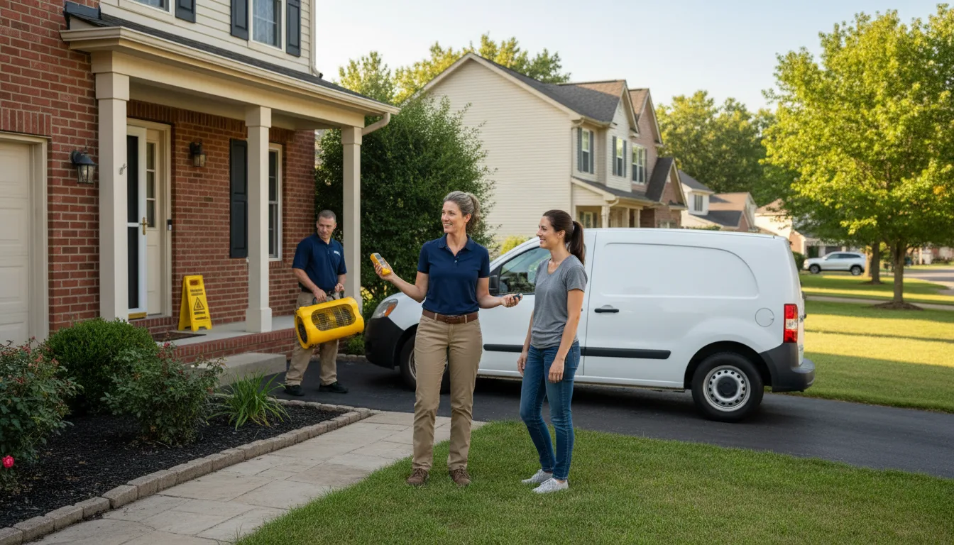 Water restoration image for Home Water Damage Repair in Gilbertville, MA